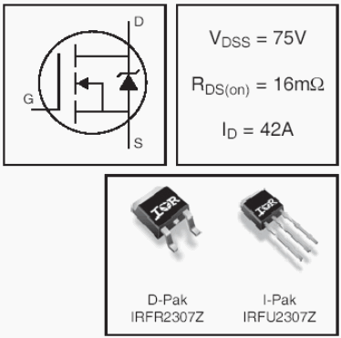 IRFU2307Z, HEXFET Power MOSFETs Discrete N-Channel